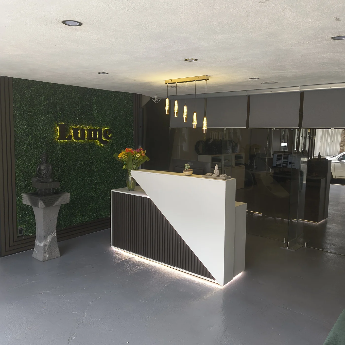 Recepción de LUME Wellness